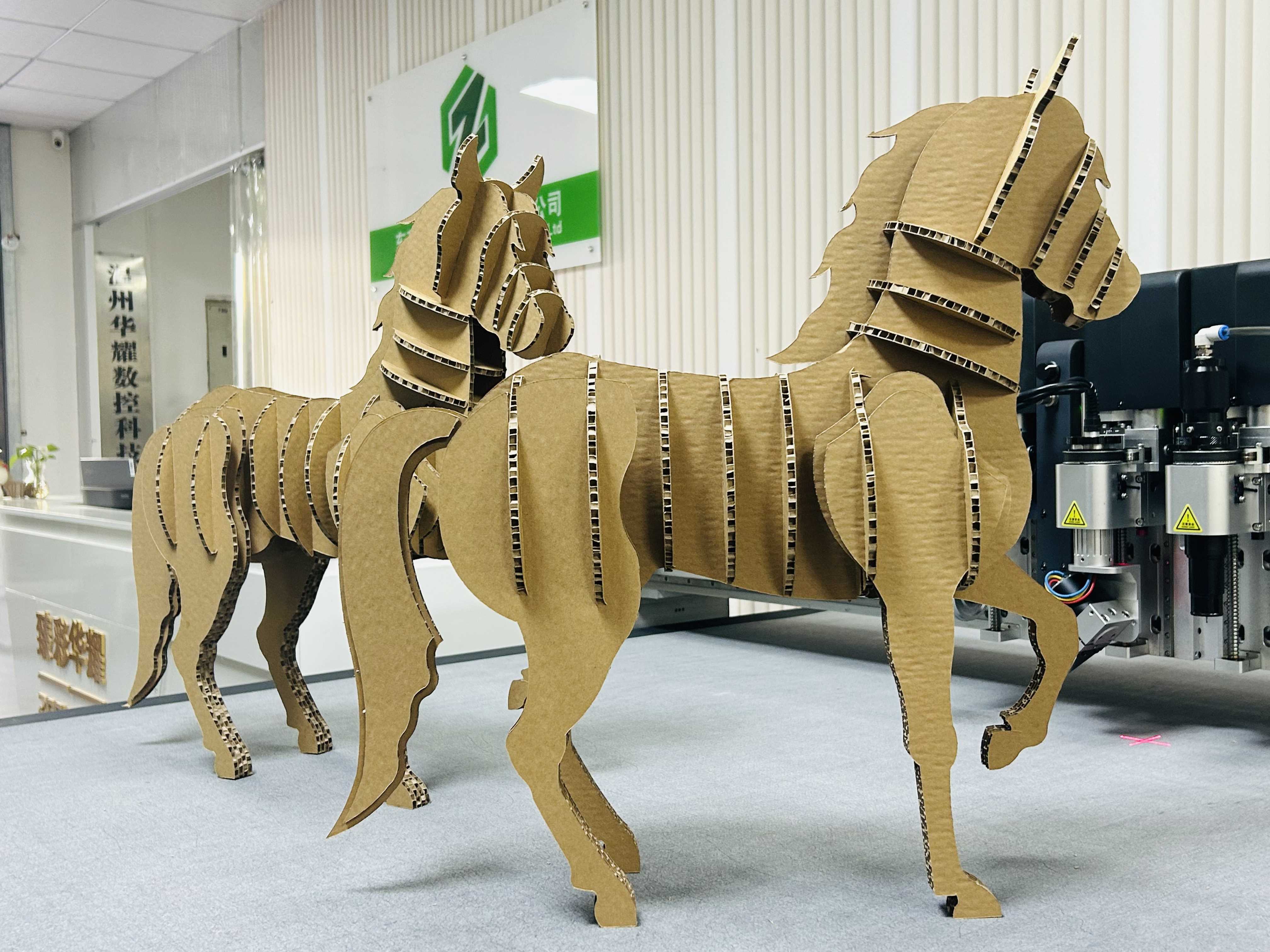 商业美陈道具一体化切割方案 - 切割成品展示与工艺参数验证