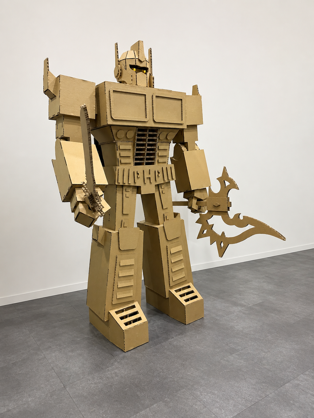 ZCCUTTER Malaysian Customer Honeycomb Board Robot Exhibition Installation Front View - 数字切割机